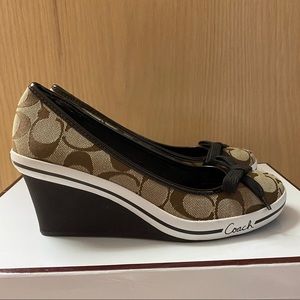 Brand New COACH Wedges not worn